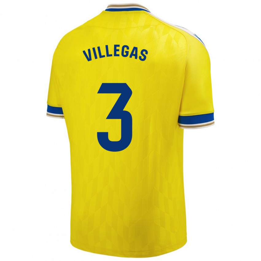 Damen Virginia Villegas Rico #3 Gelb Heimtrikot Trikot 2023/24 T-Shirt Österreich