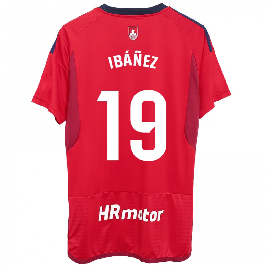 Damen Pablo Ibáñez #19 Rot Heimtrikot Trikot 2023/24 T-Shirt Österreich