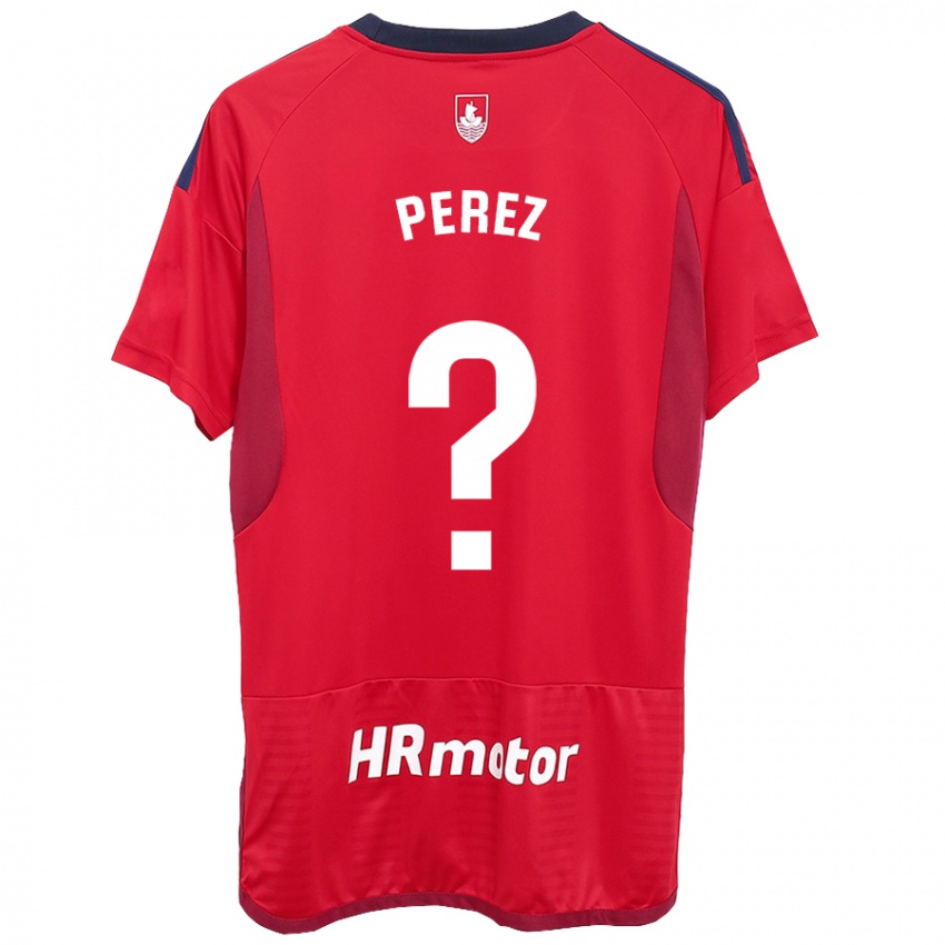 Damen Bruno Perez #0 Rot Heimtrikot Trikot 2023/24 T-Shirt Österreich
