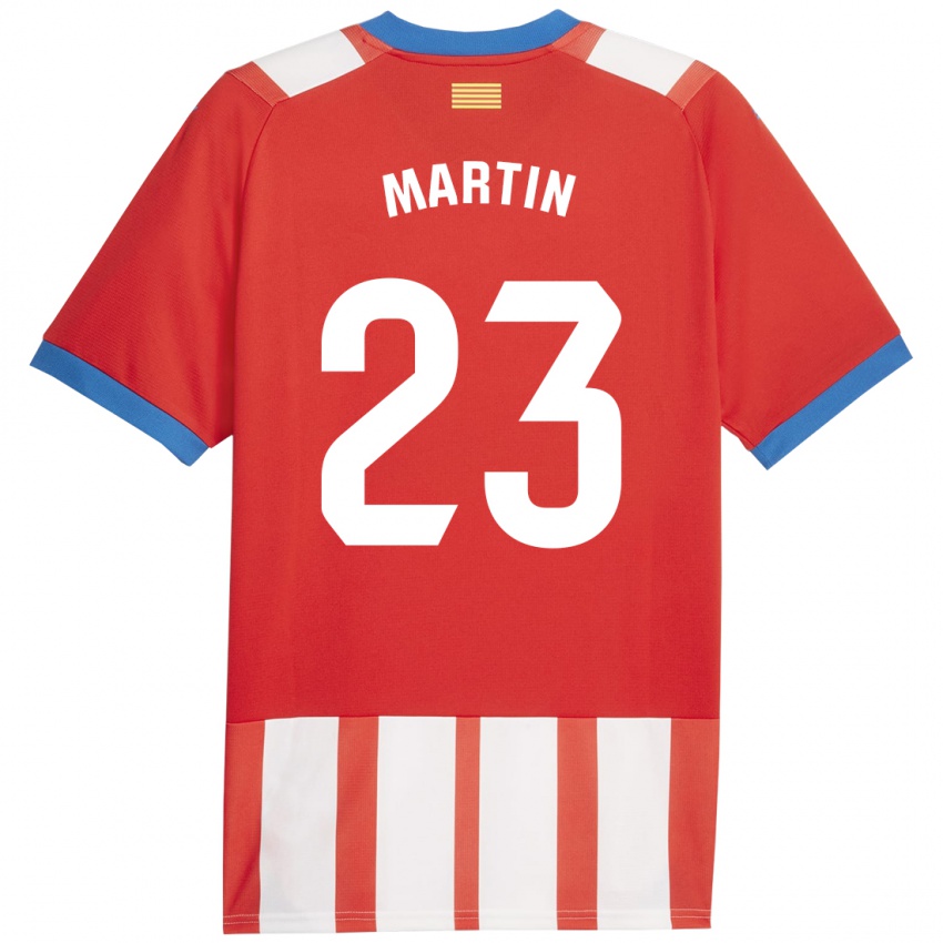 Damen Iván Martín #23 Rot-Weiss Heimtrikot Trikot 2023/24 T-Shirt Österreich