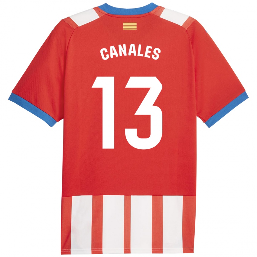 Damen Juanvi Canales #13 Rot-Weiss Heimtrikot Trikot 2023/24 T-Shirt Österreich