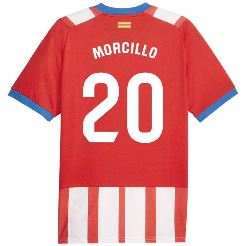 Damen Luis Morcillo #20 Rot-Weiss Heimtrikot Trikot 2023/24 T-Shirt Österreich