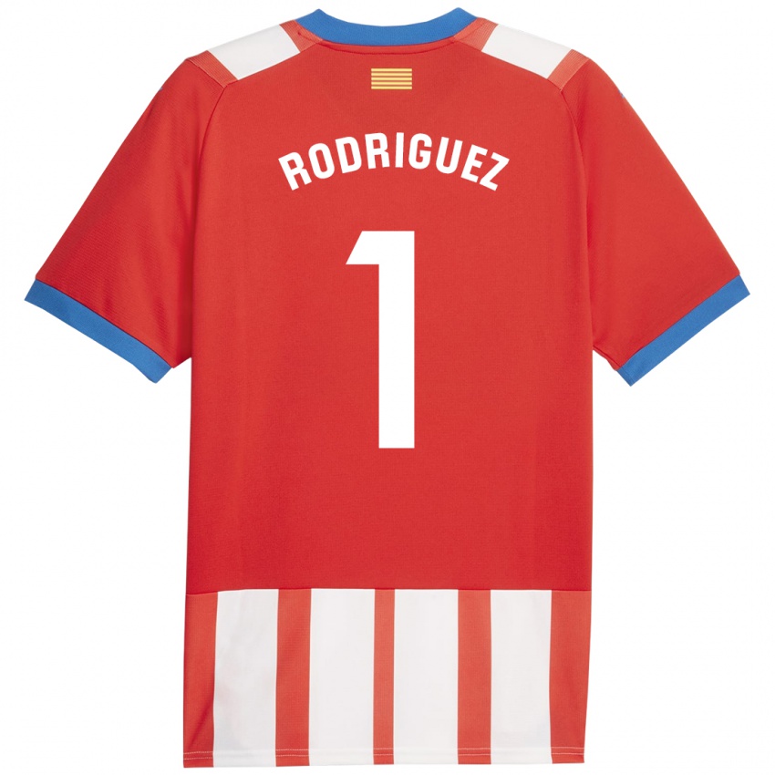 Damen Maria Rodríguez #1 Rot-Weiss Heimtrikot Trikot 2023/24 T-Shirt Österreich