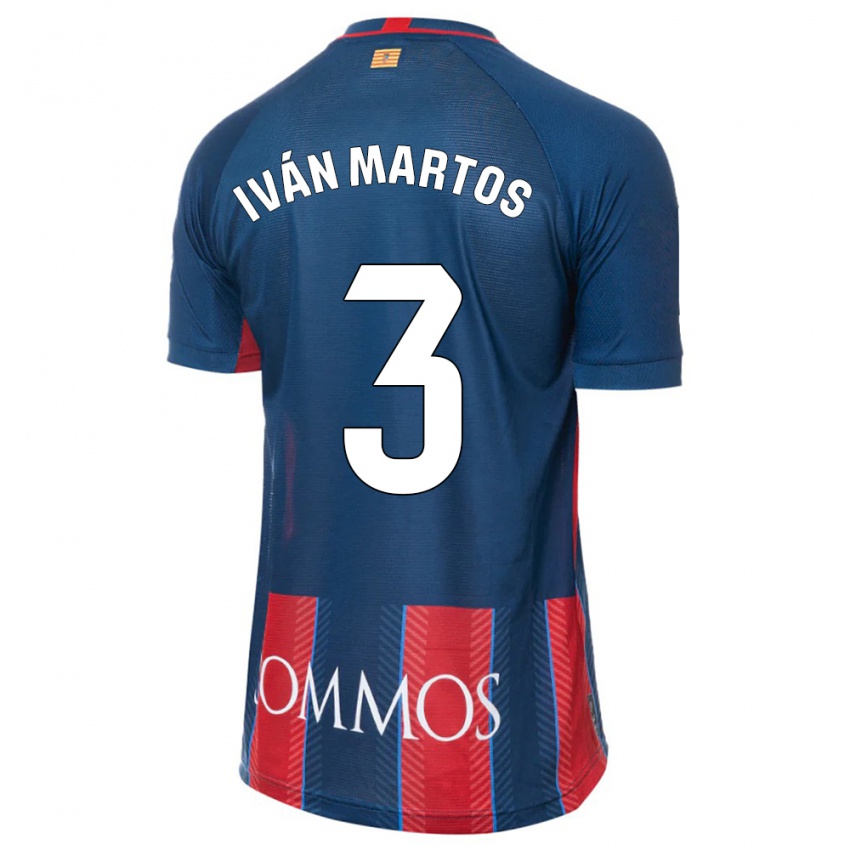 Damen Iván Martos #3 Marine Heimtrikot Trikot 2023/24 T-Shirt Österreich