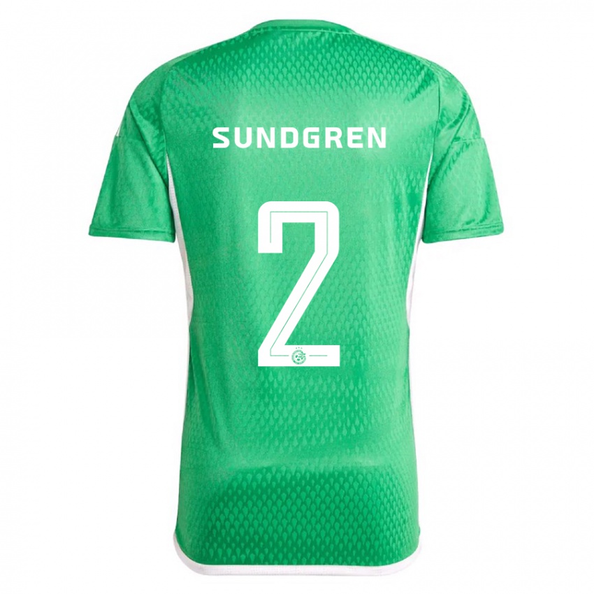 Damen Daniel Sundgren #2 Weiß Blau Heimtrikot Trikot 2023/24 T-Shirt Österreich