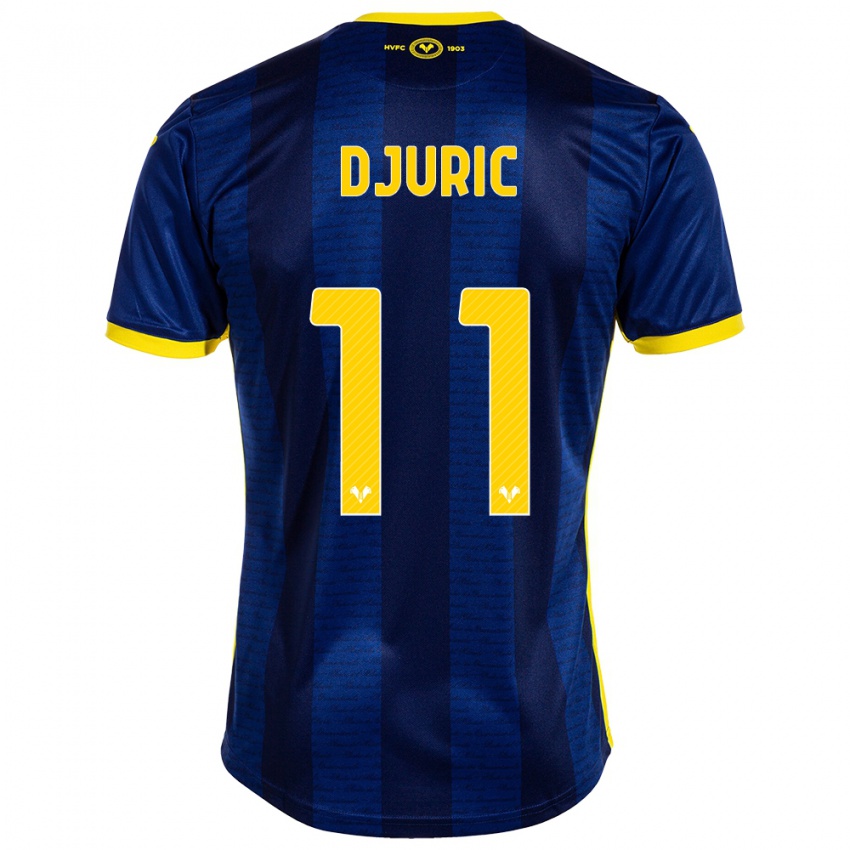 Damen Milan Djuric #11 Marine Heimtrikot Trikot 2023/24 T-Shirt Österreich