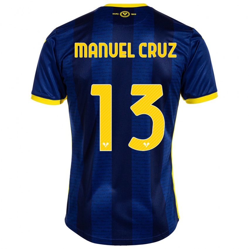 Damen Juan Manuel Cruz #13 Marine Heimtrikot Trikot 2023/24 T-Shirt Österreich