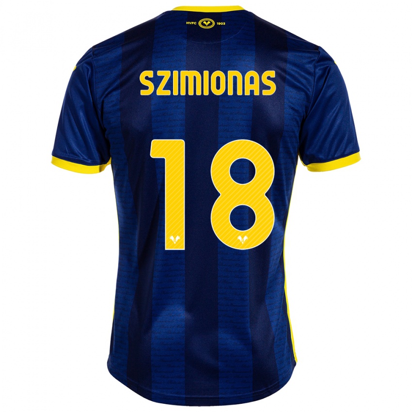 Damen Luca Szimionas #18 Marine Heimtrikot Trikot 2023/24 T-Shirt Österreich