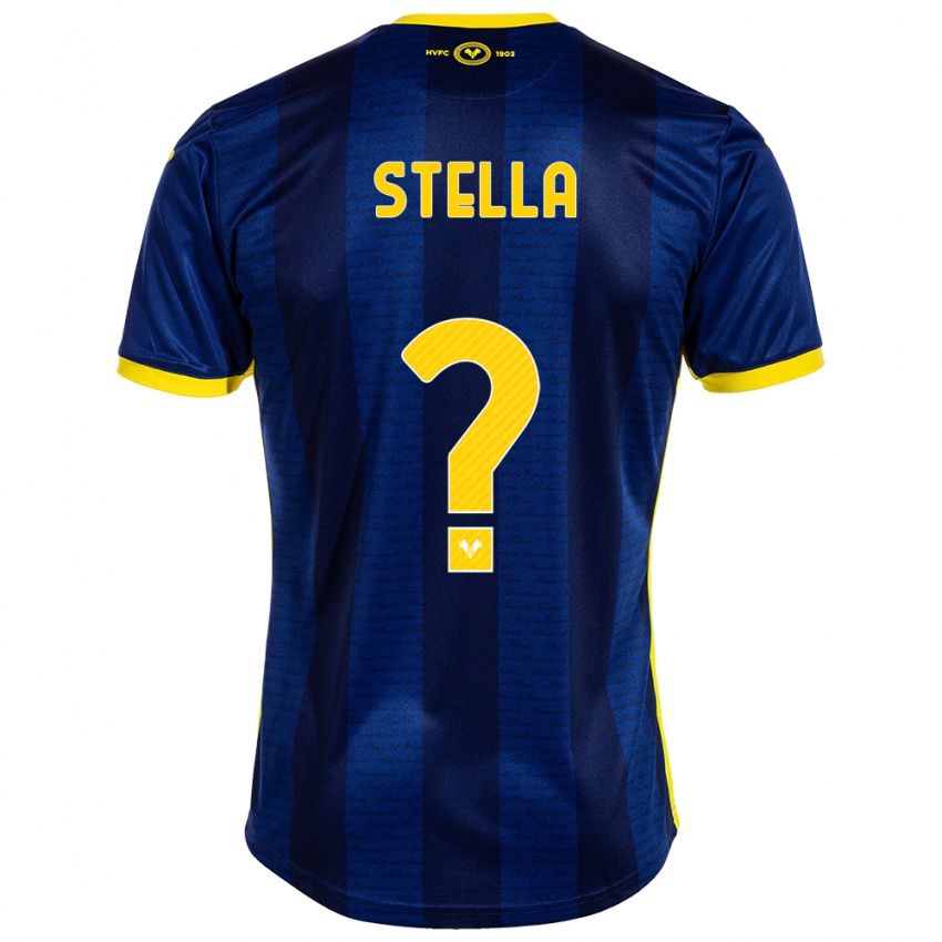 Damen Kevin Stella #0 Marine Heimtrikot Trikot 2023/24 T-Shirt Österreich