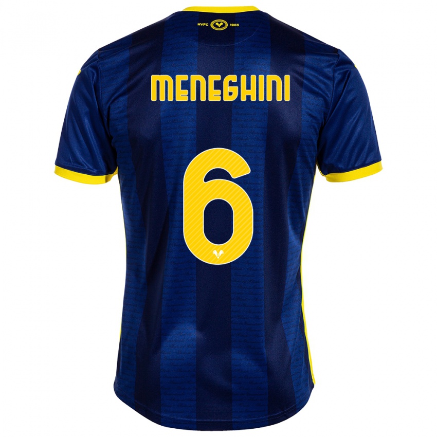 Damen Sofia Meneghini #6 Marine Heimtrikot Trikot 2023/24 T-Shirt Österreich