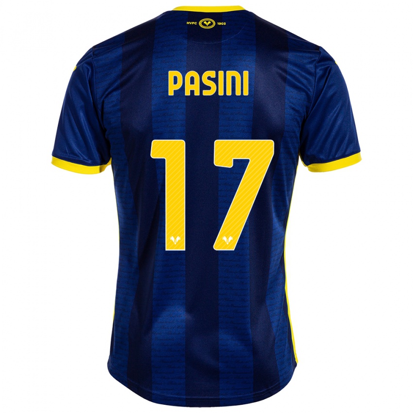 Damen Veronica Pasini #17 Marine Heimtrikot Trikot 2023/24 T-Shirt Österreich