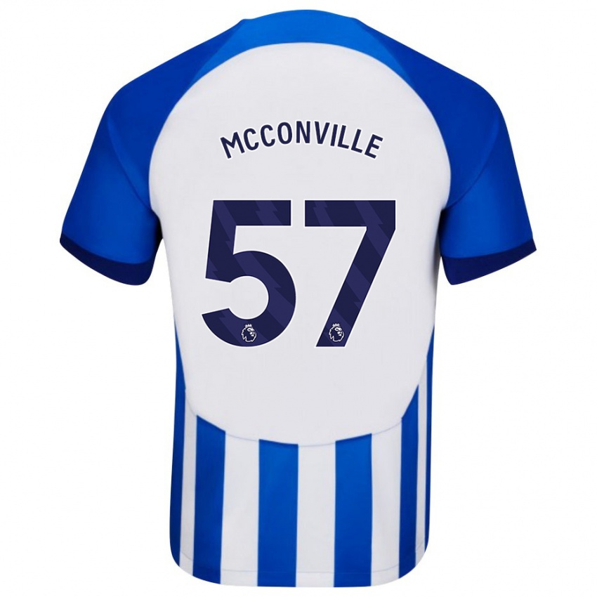 Damen Ruairi Mcconville #57 Blau Heimtrikot Trikot 2023/24 T-Shirt Österreich