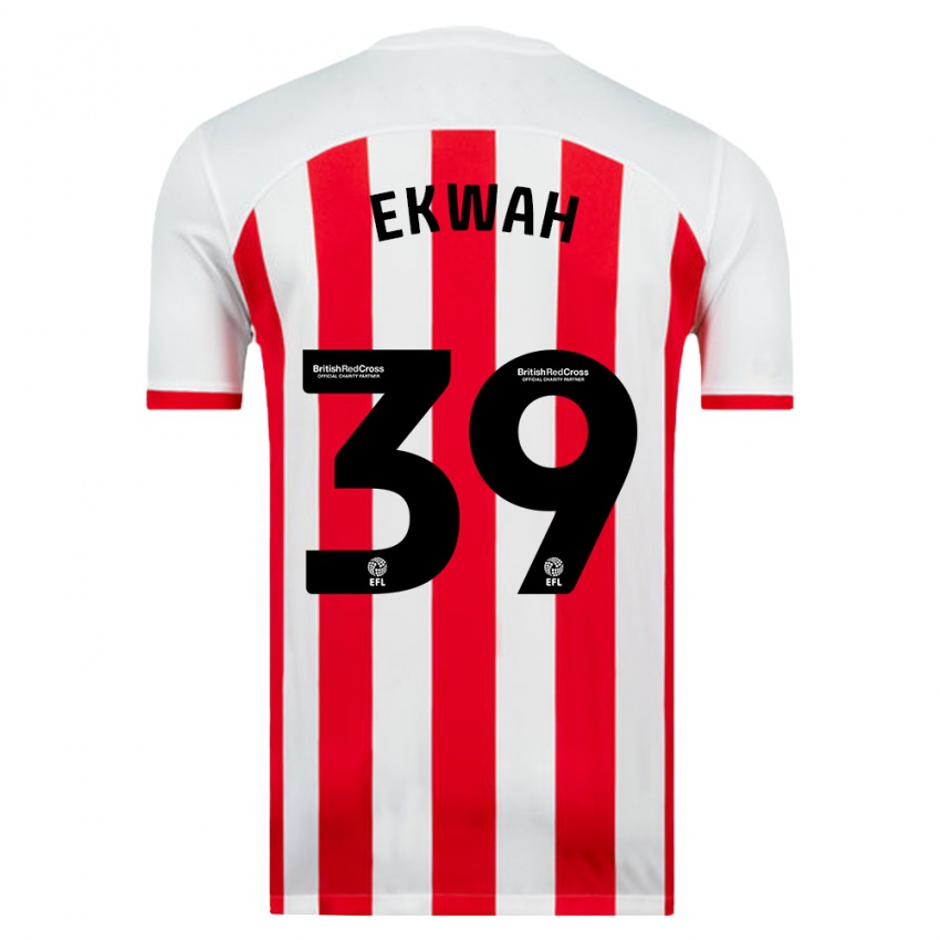 Damen Pierre Ekwah #39 Weiß Heimtrikot Trikot 2023/24 T-Shirt Österreich