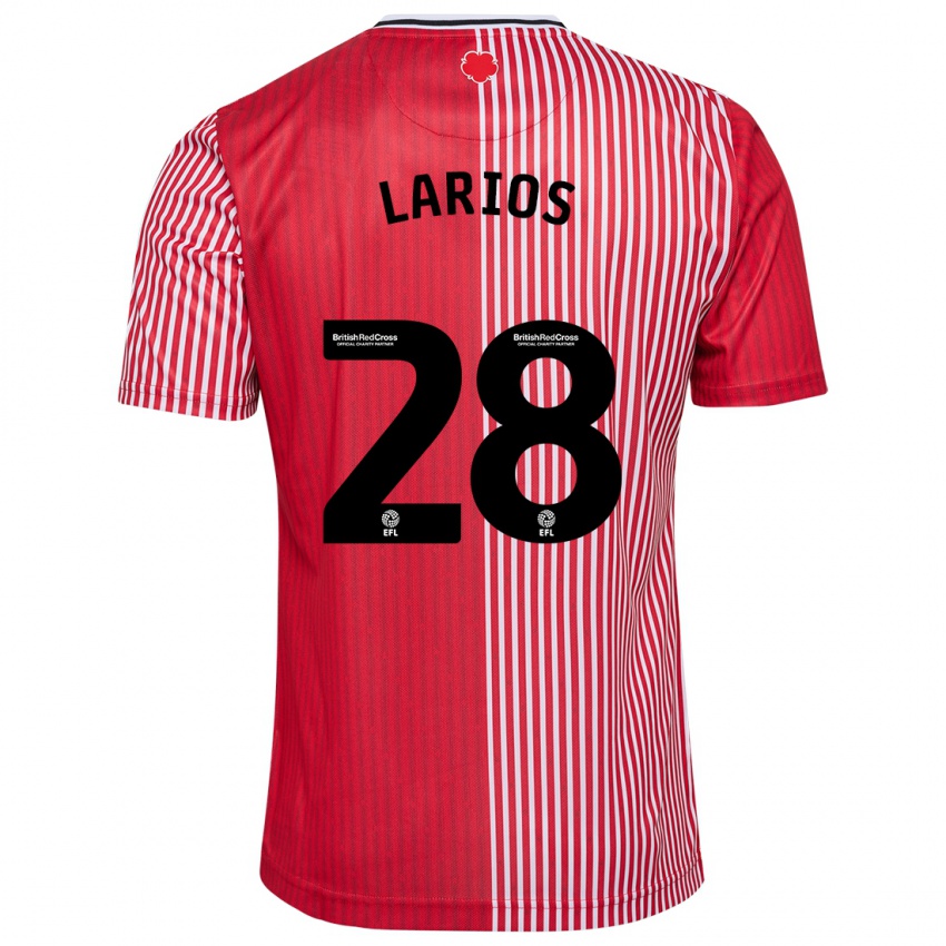 Damen Juan Larios #28 Rot Heimtrikot Trikot 2023/24 T-Shirt Österreich