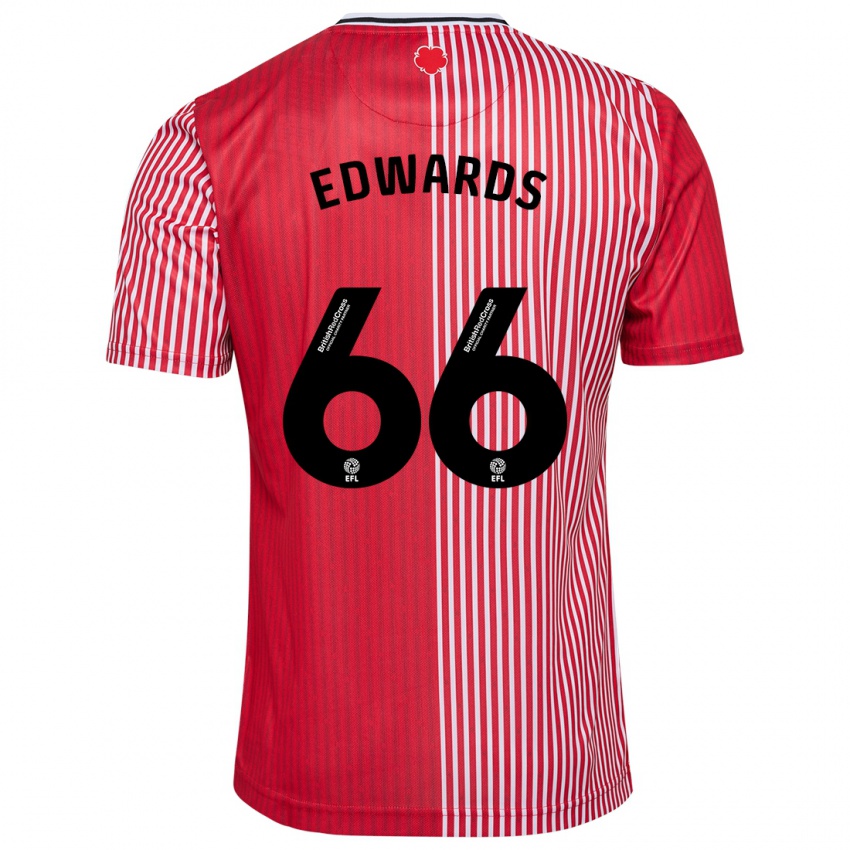 Damen Diamond Edwards #66 Rot Heimtrikot Trikot 2023/24 T-Shirt Österreich