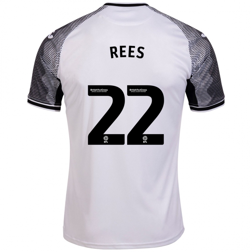Damen Nia Rees #22 Weiß Heimtrikot Trikot 2023/24 T-Shirt Österreich