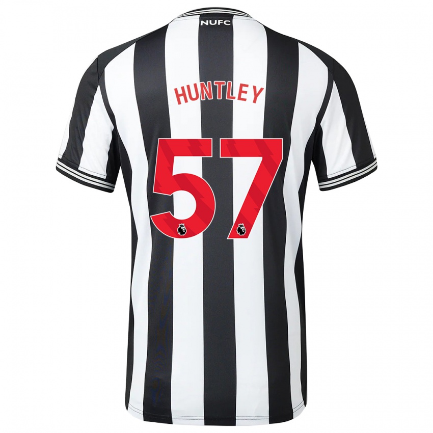 Damen James Huntley #57 Schwarz-Weiss Heimtrikot Trikot 2023/24 T-Shirt Österreich