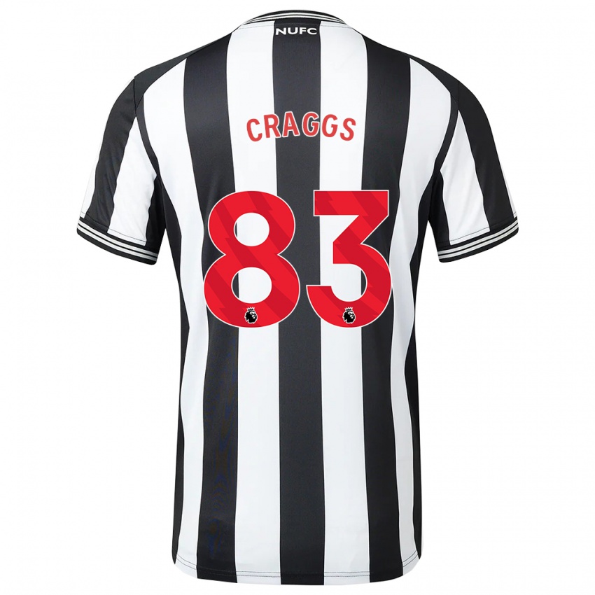 Damen Luke Craggs #83 Schwarz-Weiss Heimtrikot Trikot 2023/24 T-Shirt Österreich