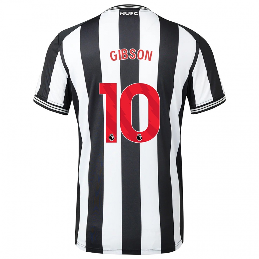 Damen Georgia Gibson #10 Schwarz-Weiss Heimtrikot Trikot 2023/24 T-Shirt Österreich