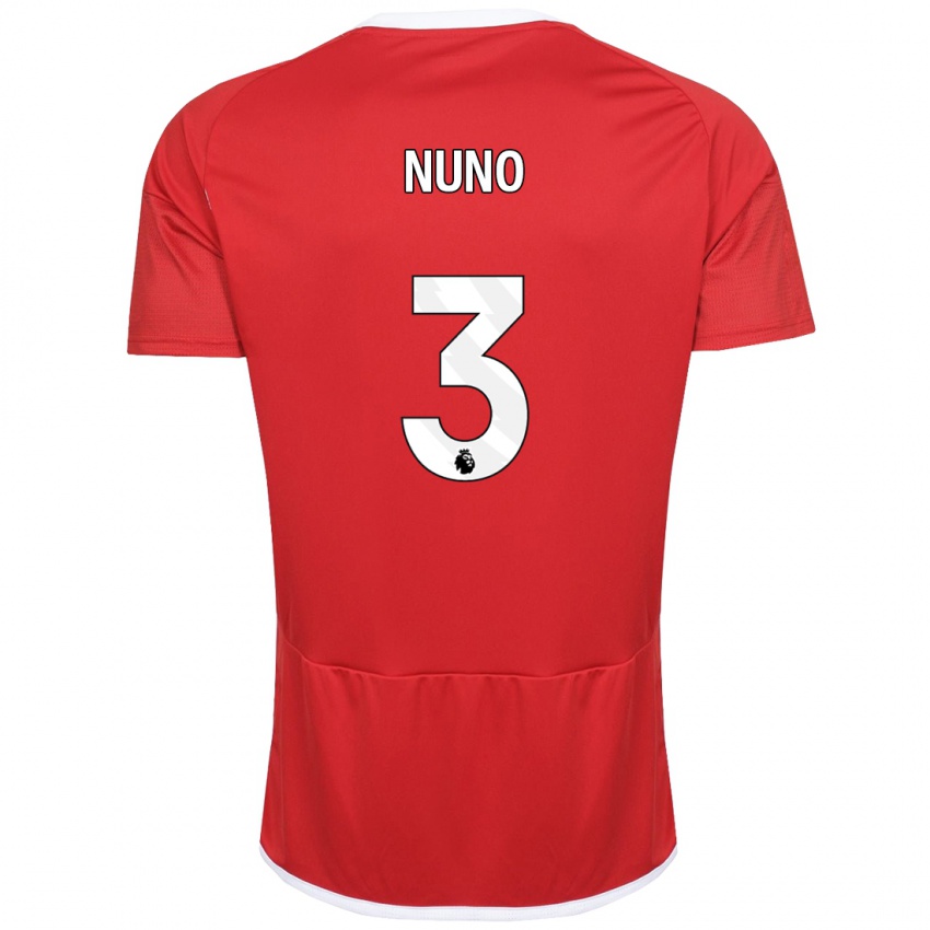 Damen Nuno Tavares #3 Rot Heimtrikot Trikot 2023/24 T-Shirt Österreich