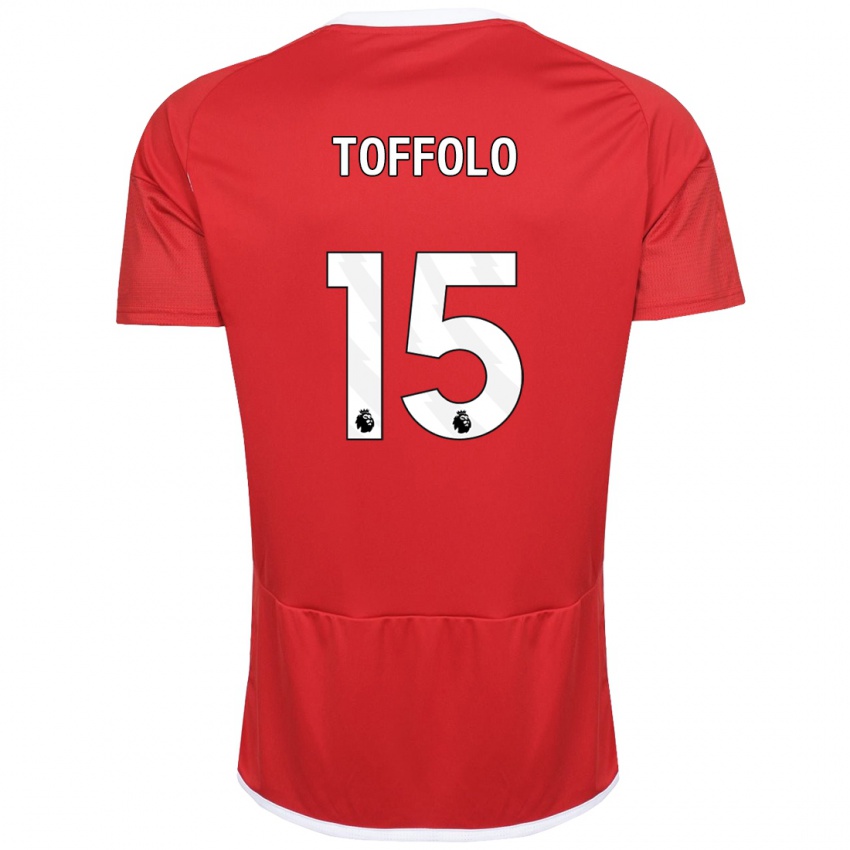 Damen Harry Toffolo #15 Rot Heimtrikot Trikot 2023/24 T-Shirt Österreich