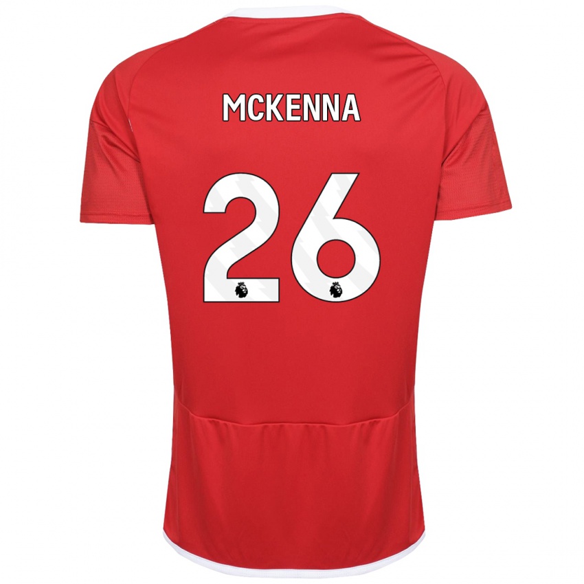 Damen Scott Mckenna #26 Rot Heimtrikot Trikot 2023/24 T-Shirt Österreich