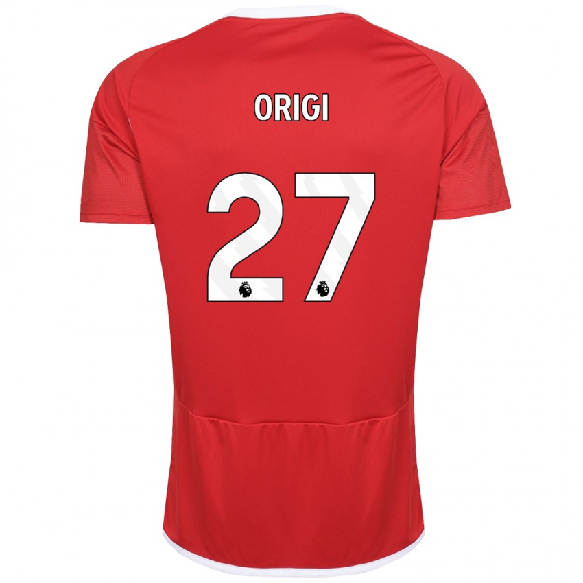 Damen Divock Origi #27 Rot Heimtrikot Trikot 2023/24 T-Shirt Österreich