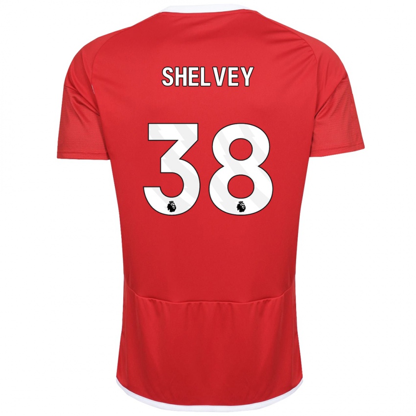 Damen George Shelvey #38 Rot Heimtrikot Trikot 2023/24 T-Shirt Österreich