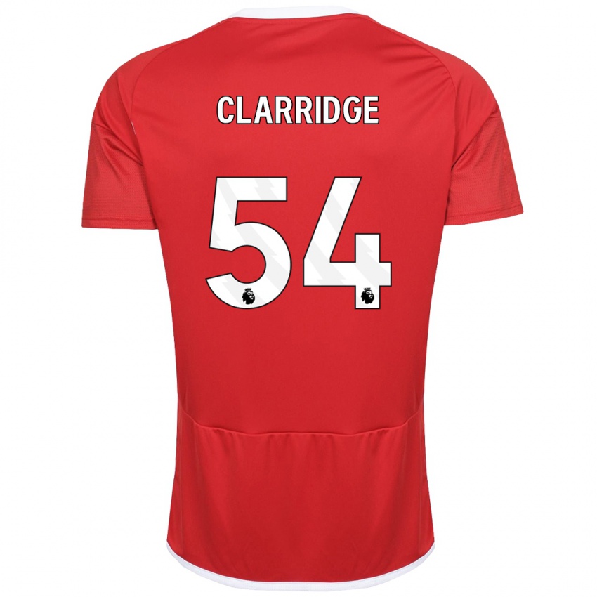 Damen James Clarridge #54 Rot Heimtrikot Trikot 2023/24 T-Shirt Österreich