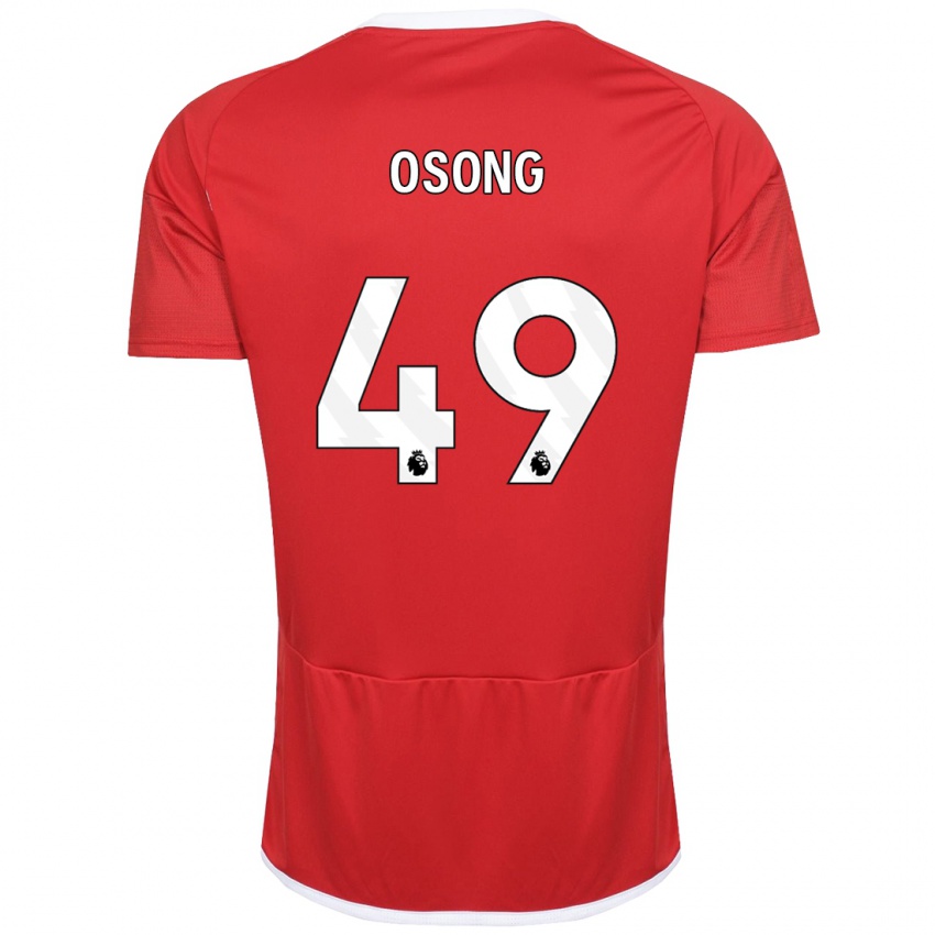 Damen Detlef Esapa Osong #49 Rot Heimtrikot Trikot 2023/24 T-Shirt Österreich