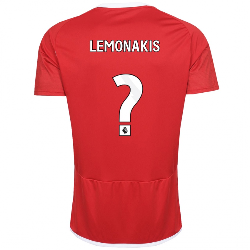 Damen Georgios Lemonakis #0 Rot Heimtrikot Trikot 2023/24 T-Shirt Österreich