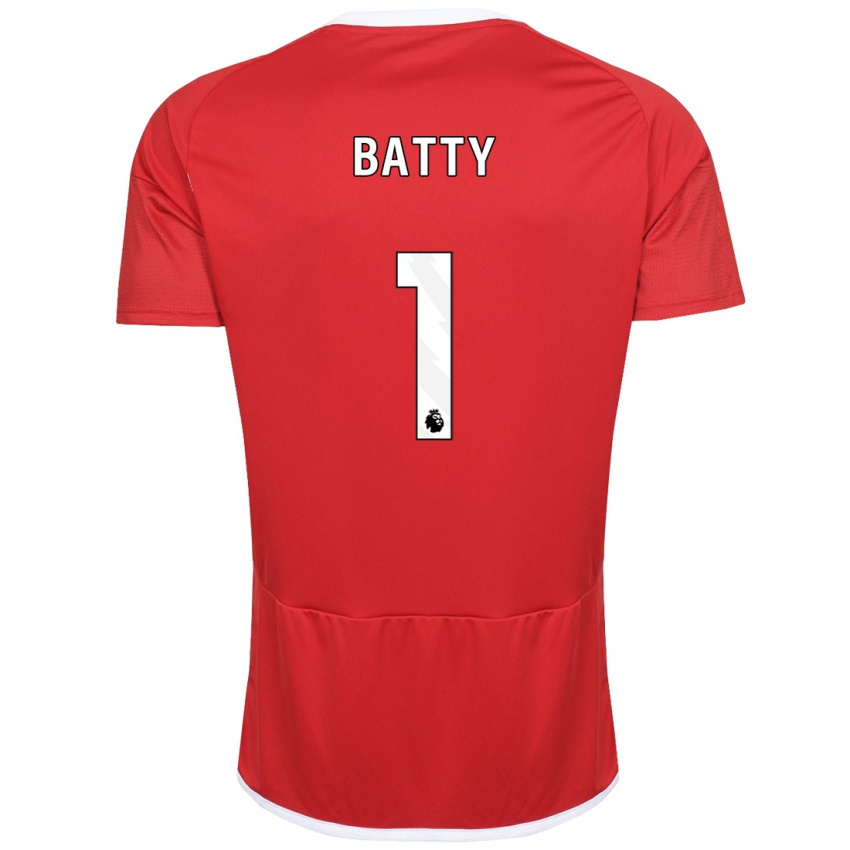 Damen Emily Batty #1 Rot Heimtrikot Trikot 2023/24 T-Shirt Österreich