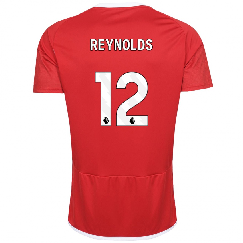 Damen Niamh Reynolds #12 Rot Heimtrikot Trikot 2023/24 T-Shirt Österreich