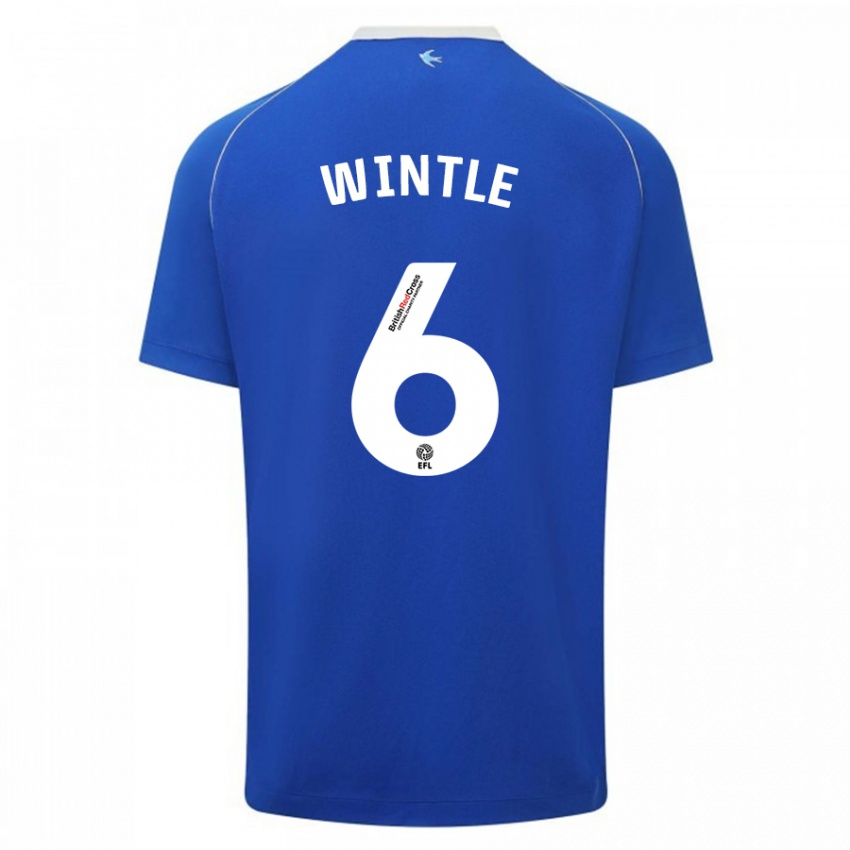 Damen Ryan Wintle #6 Blau Heimtrikot Trikot 2023/24 T-Shirt Österreich