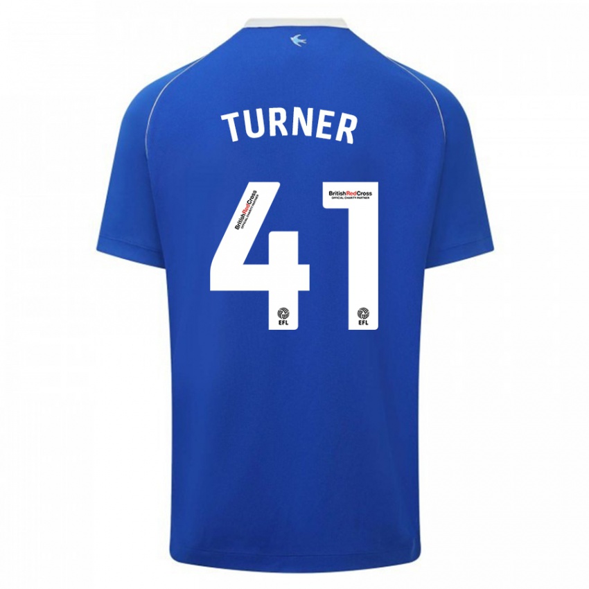 Damen Matthew Turner #41 Blau Heimtrikot Trikot 2023/24 T-Shirt Österreich