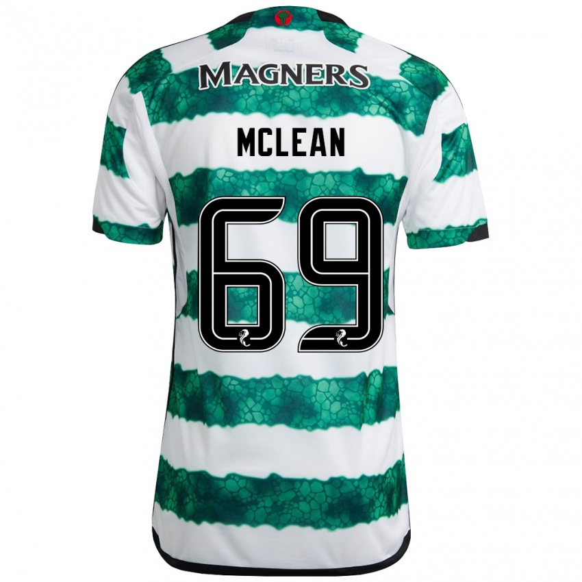 Damen Kai Mclean #69 Grün Heimtrikot Trikot 2023/24 T-Shirt Österreich