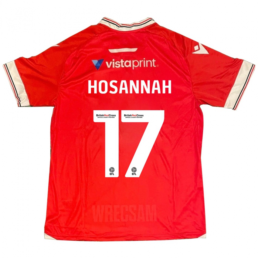 Damen Bryce Hosannah #17 Rot Heimtrikot Trikot 2023/24 T-Shirt Österreich