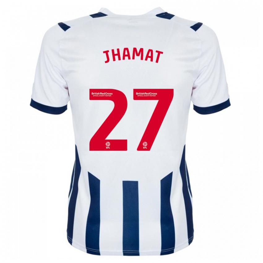 Damen Simran Jhamat #27 Weiß Heimtrikot Trikot 2023/24 T-Shirt Österreich