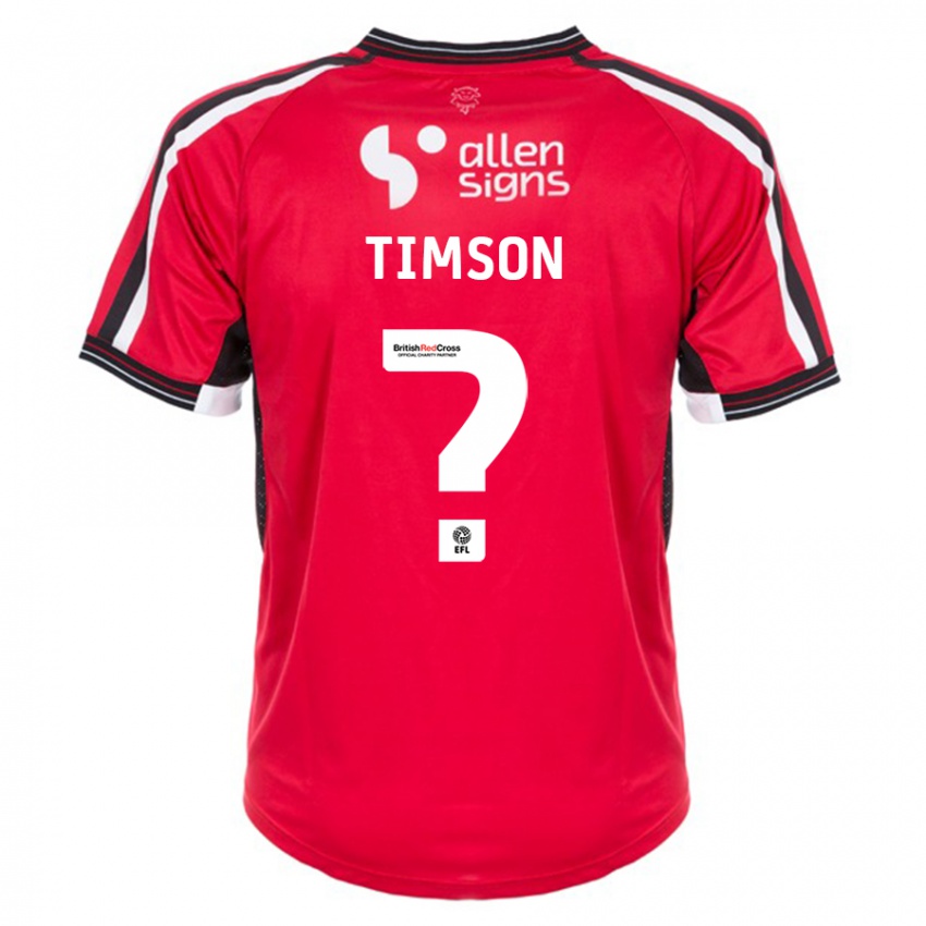 Damen Lana Timson #0 Rot Heimtrikot Trikot 2023/24 T-Shirt Österreich