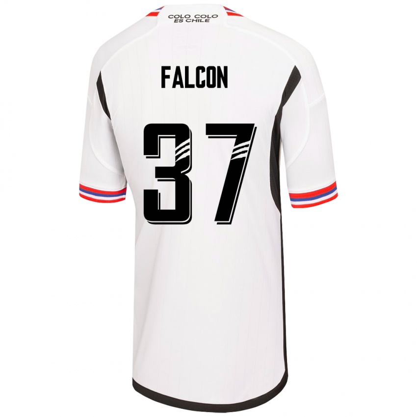 Damen Maximiliano Falcón #37 Weiß Heimtrikot Trikot 2023/24 T-Shirt Österreich