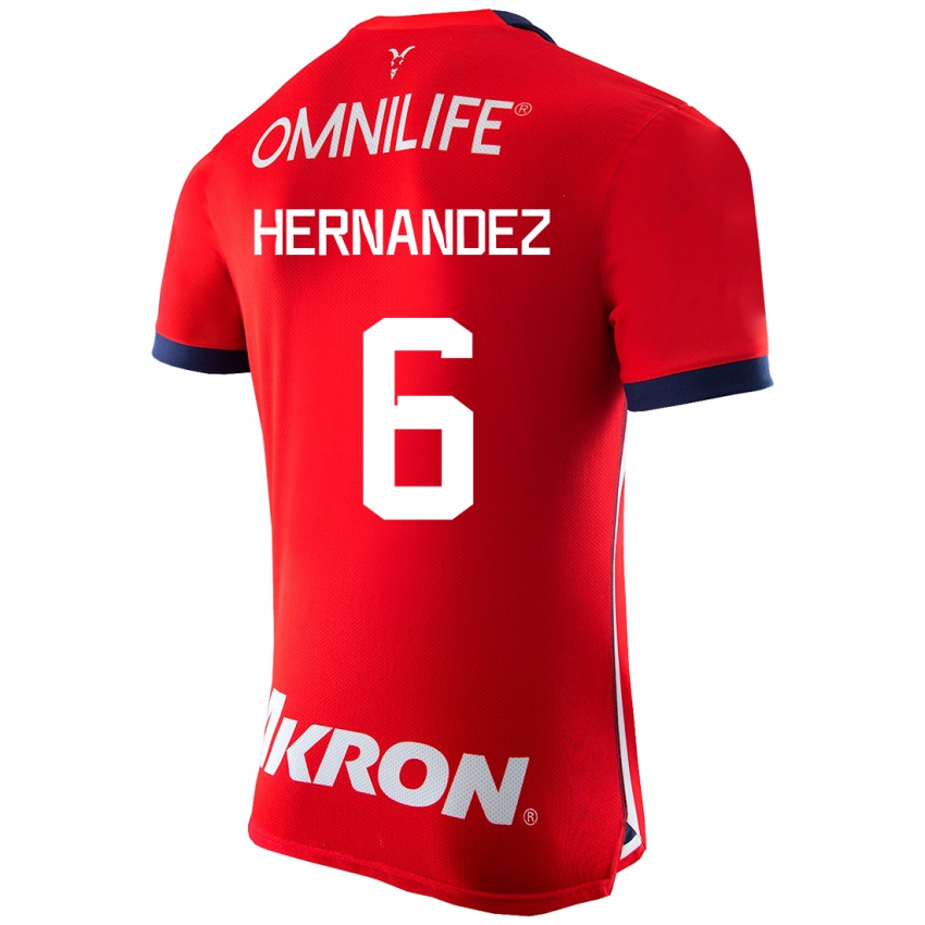 Damen Ana Camila Hernández #6 Rot Heimtrikot Trikot 2023/24 T-Shirt Österreich