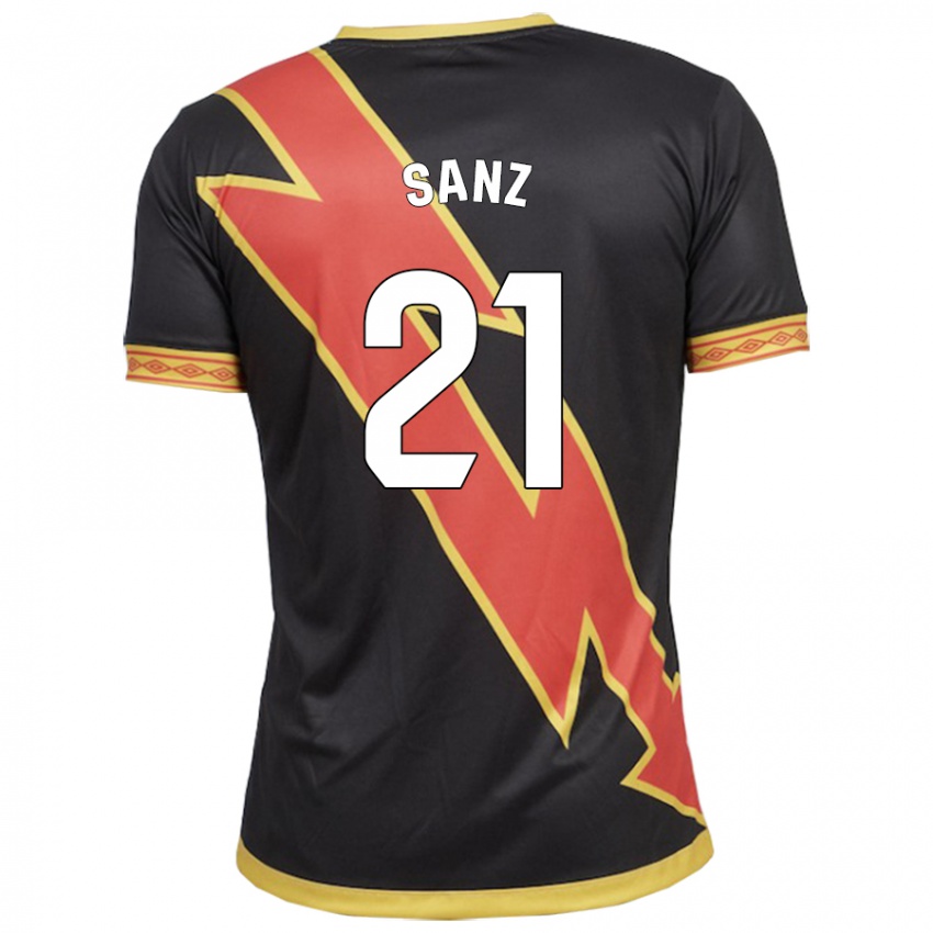 Damen Luismi Sanz #21 Schwarz Auswärtstrikot Trikot 2023/24 T-Shirt Österreich