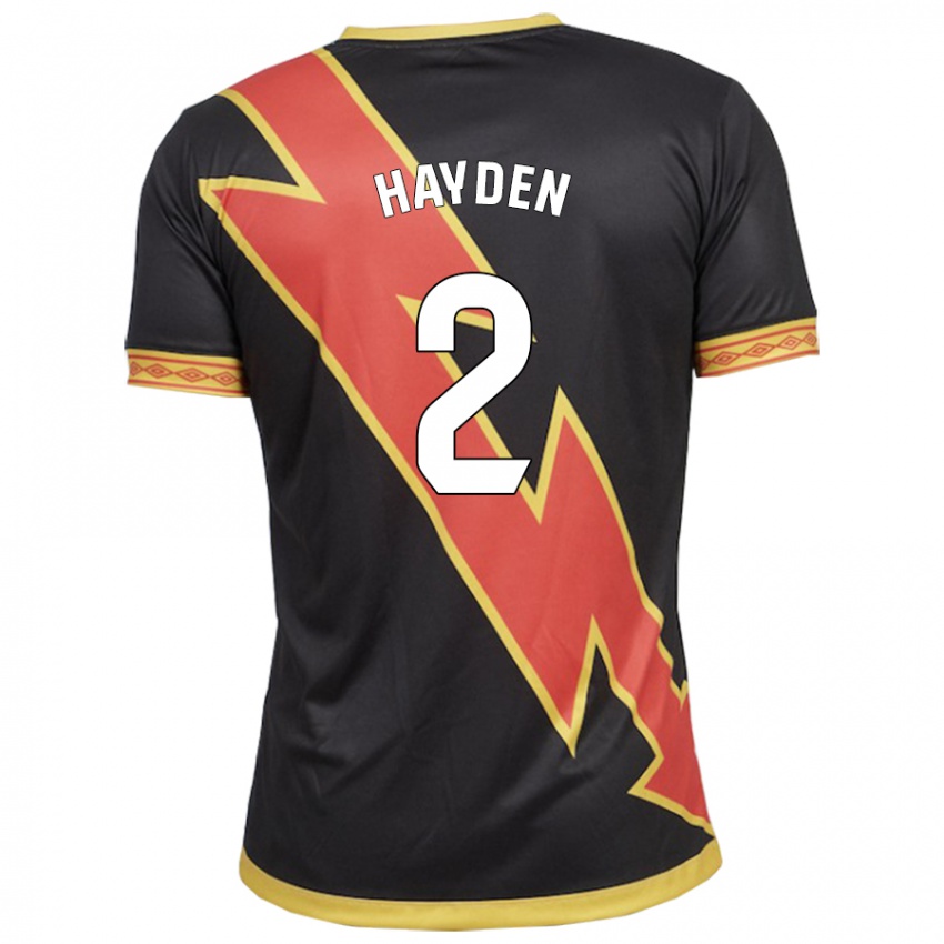 Damen Danielle Hayden #2 Schwarz Auswärtstrikot Trikot 2023/24 T-Shirt Österreich