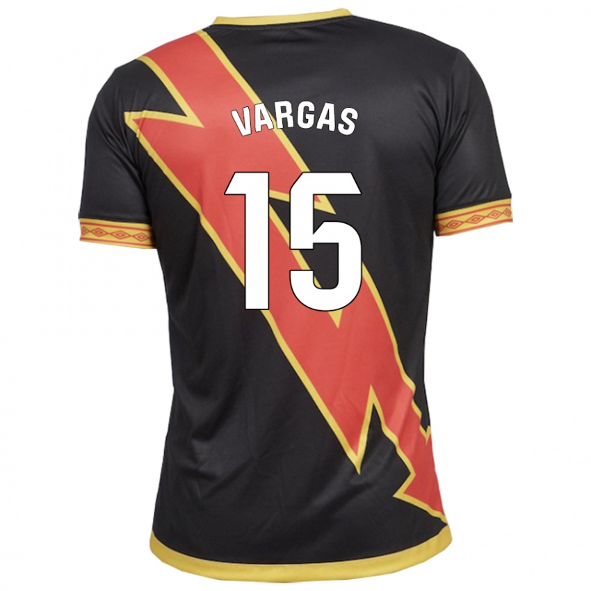 Damen Rosario Vargas Sarasqueta #15 Schwarz Auswärtstrikot Trikot 2023/24 T-Shirt Österreich