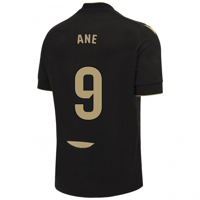 Damen Ane López De Heredia Alcelay #9 Schwarz Auswärtstrikot Trikot 2023/24 T-Shirt Österreich