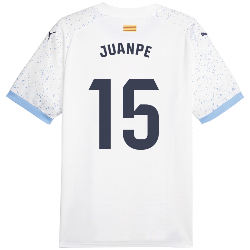 Damen Juanpe #15 Weiß Auswärtstrikot Trikot 2023/24 T-Shirt Österreich