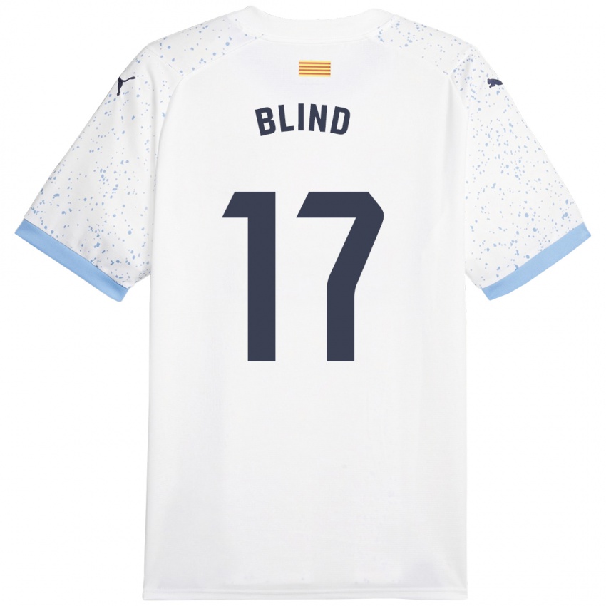 Damen Daley Blind #17 Weiß Auswärtstrikot Trikot 2023/24 T-Shirt Österreich