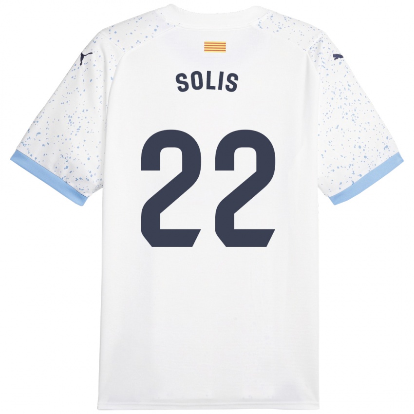 Damen Jhon Solís #22 Weiß Auswärtstrikot Trikot 2023/24 T-Shirt Österreich