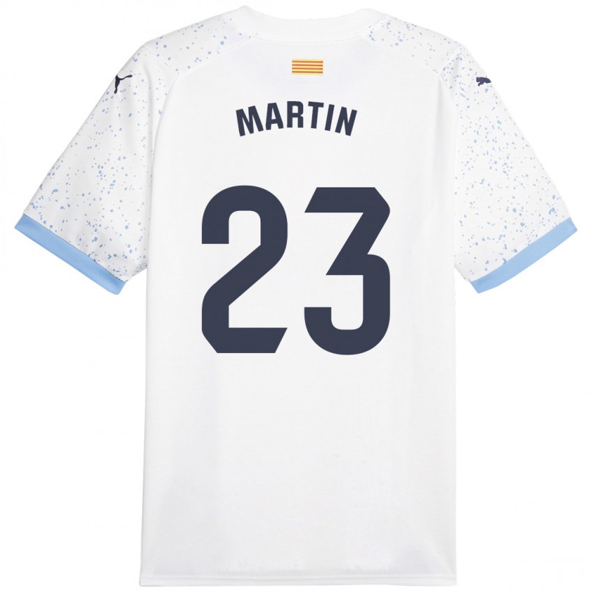 Damen Iván Martín #23 Weiß Auswärtstrikot Trikot 2023/24 T-Shirt Österreich