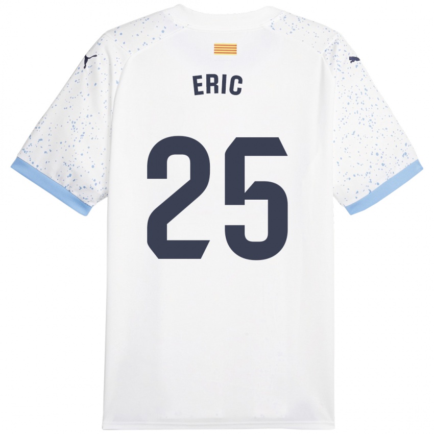 Damen Eric Garcia #25 Weiß Auswärtstrikot Trikot 2023/24 T-Shirt Österreich